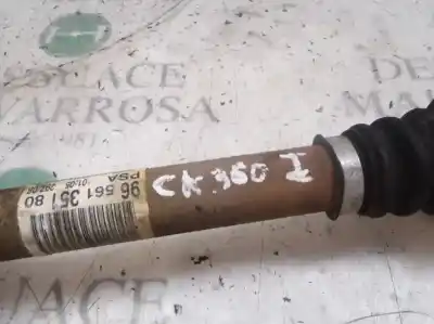 Автозапчастина б/у передня ліва трансмісія для peugeot 207/207+ (wa_, wc_) 1.6 hdi посилання на oem iam   