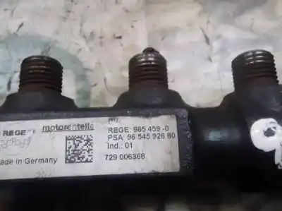 Peça sobressalente para automóvel em segunda mão régua / rampa de injetores por citroen c4 coupe vtr referências oem iam   