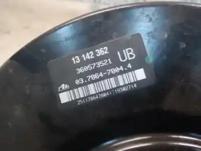 Peça sobressalente para automóvel em segunda mão servo freio por opel zafira b enjoy plus referências oem iam   