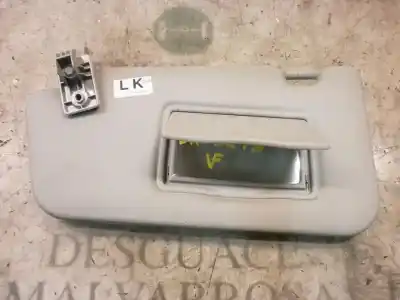 Peça sobressalente para automóvel em segunda mão pára-sol esquerdo por nissan micra (k12e) acenta referências oem iam 