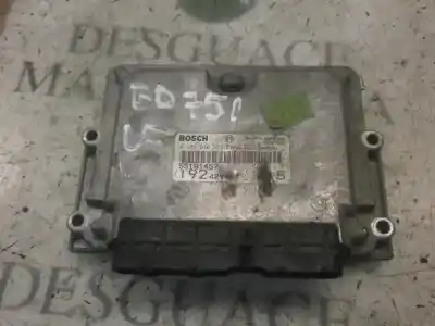 Автозапчастина б/у ебу контролер двигуна для fiat stilo (192) 1.9 jtd cat посилання на oem iam 55198058