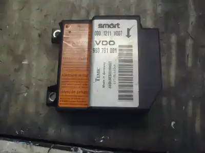Second-hand car spare part airbag control unit for smart city-coupe 0.6 pulse [0.6 ltr. - 40 kw turbo cat] oem iam references q0001211v012000000