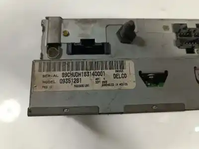 Gebrauchtes Autoersatzteil audiosystem / radio-cd zum chevrolet camaro coupe piel oem-iam-referenzen   09351281