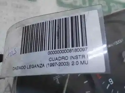 Peça sobressalente para automóvel em segunda mão quadrante por daewoo leganza 2.0 exclusive referências oem iam   