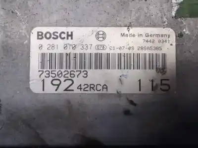 Second-hand car spare part ecu engine control for fiat stilo (192) 1.9 jtd cat oem iam references   