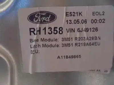 Автозапчасти б/у регулятор стекла переднего правого за ford focus cmax cap 30 aniversario ссылки oem iam rh1358  
