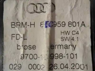 Second-hand car spare part rear left window motor for audi a4 berlina (8e) ake oem iam references 8e0959801a  