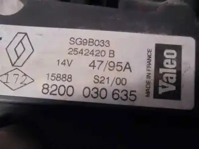 Автозапчасти б/у генератор за renault scenic rx4 (ja0) g/f4r c7 ссылки oem iam 8200030635  