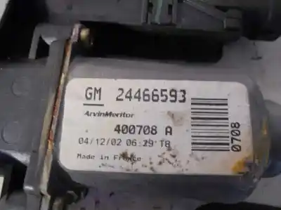 Second-hand car spare part driver left window regulator for opel corsa c corsa c gasolina oem iam references 24466593  