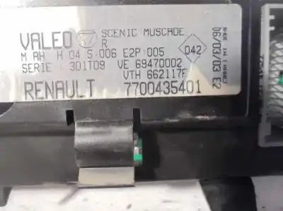 Second-hand car spare part climate control for renault megane i scenic (ja0) 2.0 cat oem iam references 7700435401  