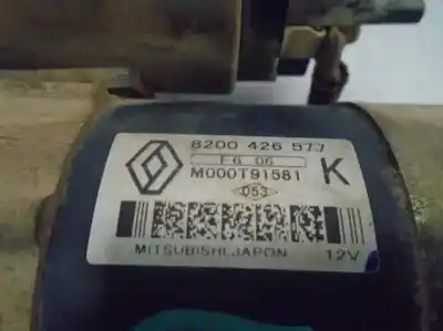 Second-hand car spare part starter motor for renault kangoo (f/kc0) kc/kce8 oem iam references 8200426577  