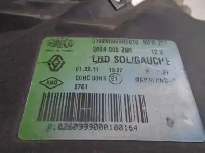 Peça sobressalente para automóvel em segunda mão farol / farolim esquerdo por renault fluence k9k j8 referências oem iam 260600078b  