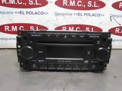 Second-hand car spare part audio system / radio cd for jeep compass (mk) d byl + serial oem iam references p05064362aa