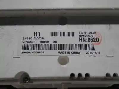 Peça sobressalente para automóvel em segunda mão quadrante por nissan note (e12) 1.2 referências oem iam 248103vv0a  