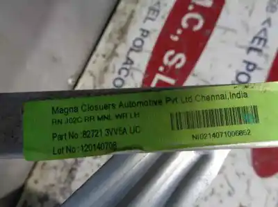 Second-hand car spare part rear left window regulator for nissan note (e12) 1.2 oem iam references 827213vv0a  