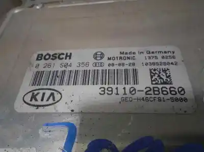 Peça sobressalente para automóvel em segunda mão centralina de motor uce por kia ceed sportswagon (ed) g4fc referências oem iam 391102b660  