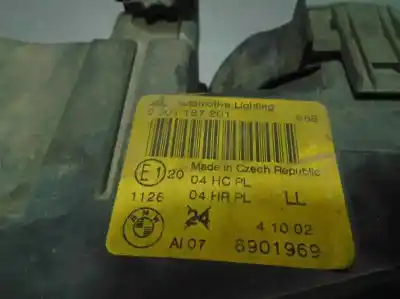 Second-hand car spare part left headlight for bmw serie 3 compacto (e46) n46b18a oem iam references   