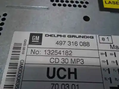 Автозапчасти б/у аудиосистема / радио cd за opel corsa d essentia ссылки oem iam 13254182  