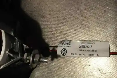 Second-hand car spare part left tailgate light for renault clio iv life oem iam references 265552424r  