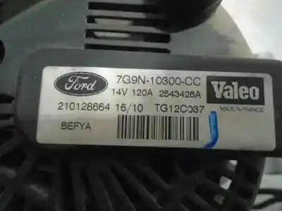 Автозапчастина б/у генератор для ford fiesta vi (cb1, ccn) 1.25 посилання на oem iam 7g9n10300cc  