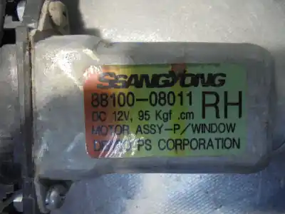 Second-hand car spare part passenger side right window regulator for ssangyong rexton / rexton ii (gab_) 2.7 xdi 4x4 oem iam references 8810008011  