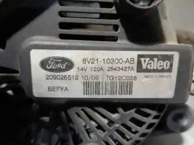 Second-hand car spare part alternator for ford fiesta vi (cb1, ccn) 1.4 tdci oem iam references 2543427a  