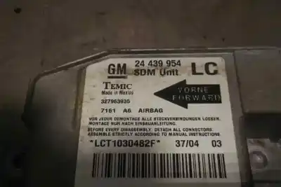 Автозапчастина б/у блок управління подушками безпеки для opel corsa c (x01) 1.2 twinport (f08, f68) посилання на oem iam 24439954  