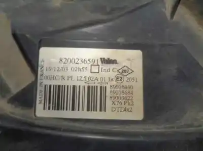 Автозапчастина б/у права фа для renault kangoo (f/kc0) kangoo посилання на oem iam 8200236591  