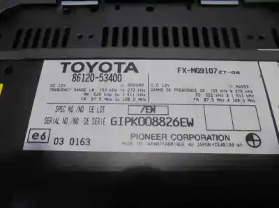 Автозапчасти б/у аудиосистема / радио cd за lexus is (ds2/is2) 2ad ссылки oem iam 8612053400  