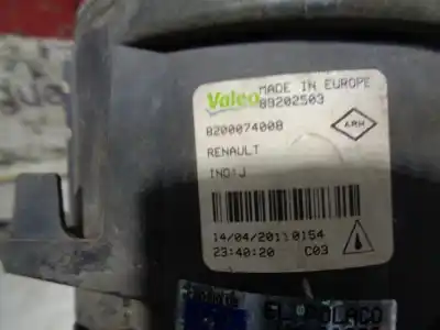 Peça sobressalente para automóvel em segunda mão farol / projetor de nevoeiro esquerdo por renault fluence k9k j8 referências oem iam 8200074008  