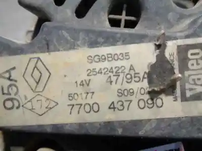Автозапчастина б/у генератор для renault clio ii fase ii (b/cb0) посилання на oem iam 7700437090  