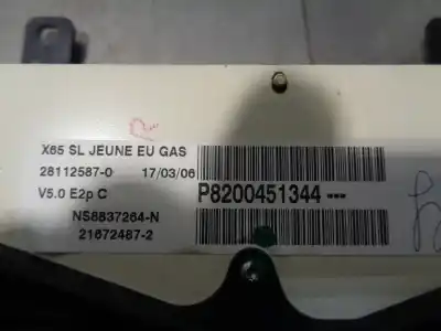 Автозапчастина б/у лічик километрів годинин для renault clio ii fase ii (b/cb0) community посилання на oem iam 7700421038  