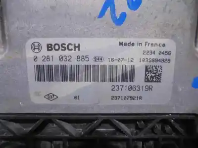 Автозапчастина б/у ебу контролер двигуна для renault kangoo ii (f/kw0) k9k e6 посилання на oem iam 0281032885  