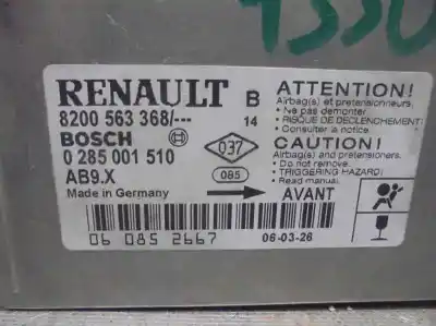 Pezzo di ricambio per auto di seconda mano centralina airbag per renault clio iii style riferimenti oem iam 8200563368  