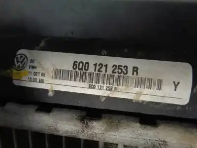 Автозапчастина б/у водяний радіатор для skoda fabia (6y2/6y3) atd посилання на oem iam 6q0121253  