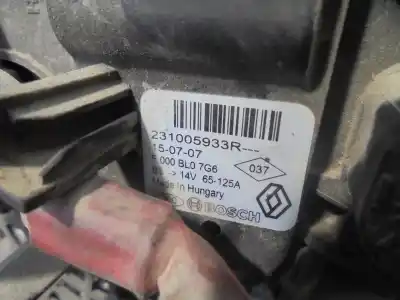 Peça sobressalente para automóvel em segunda mão alternador por dacia duster ambiance 4x2 referências oem iam 231005933r  