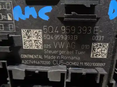 Peça sobressalente para automóvel em segunda mão módulo de confort / bsi /bcm por seat leon (5f1) cxx referências oem iam 5q4959393  