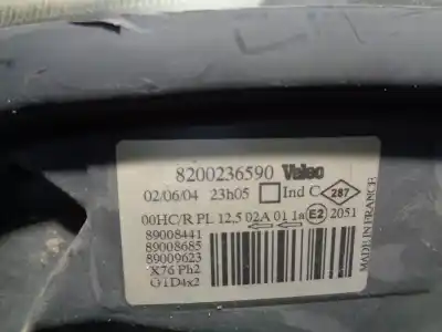 Автозапчастина б/у ліва фара для renault kangoo (f/kc0) kangoo посилання на oem iam 8200236590  