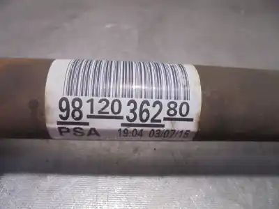 Peça sobressalente para automóvel em segunda mão transmissão dianteira esquerda por citroen celysée exclusive referências oem iam 9812036280  