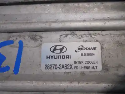 Peça sobressalente para automóvel em segunda mão intercooler por hyundai i30 (fd) d4fb referências oem iam 282702a62x  
