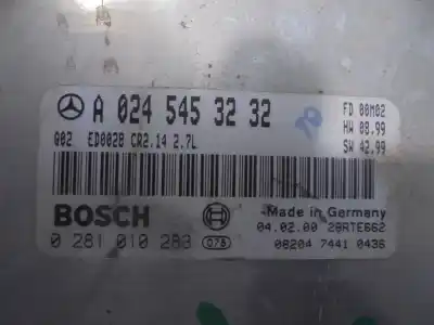 Second-hand car spare part ecu engine control for mercedes-benz clase ml (bm 163) om 612.963 oem iam references a0245453232  