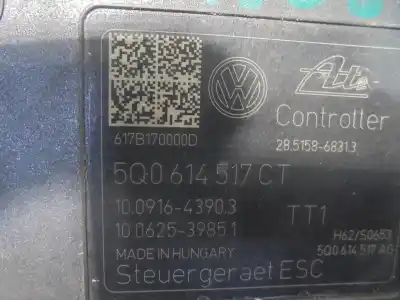 Peça sobressalente para automóvel em segunda mão abs por seat leon (5f1) cyv referências oem iam 5q0614517ct  