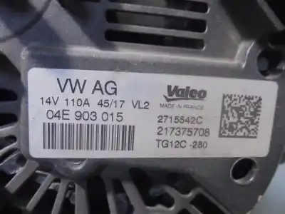Автозапчастина б/у генератор для seat leon (5f1) cyv посилання на oem iam 04e903015  