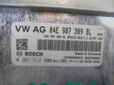 Автозапчастина б/у ебу контролер двигуна для seat leon (5f1) cyv посилання на oem iam 04e907309bl  