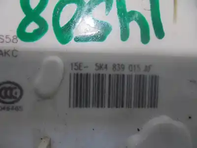 Автозапчастина б/у замок дверей заднього лівого для seat leon (5f1) cyv посилання на oem iam 5k4839015  