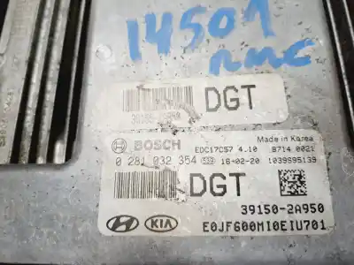 Second-hand car spare part ecu engine control for kia optima jf gtline oem iam references 391502a950  
