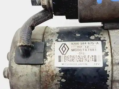 Pezzo di ricambio per auto di seconda mano motorino di avviamento per renault clio iii exception riferimenti oem iam 8200584675a  