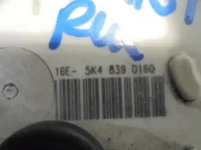 Автозапчастина б/у замок заднього правого дверя для seat leon (5f1) cyv посилання на oem iam 5k4839016q  