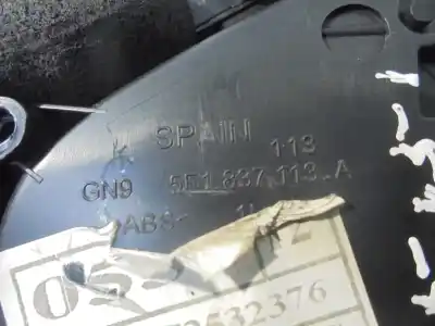 Second-hand car spare part interior left front handle for seat leon (5f1) cyv oem iam references 5f1837113a  