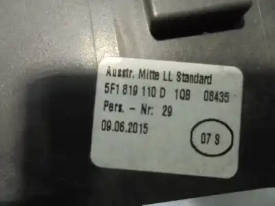 Second-hand car spare part multifunction display for seat leon (5f1) cyv oem iam references 5f0919604a  